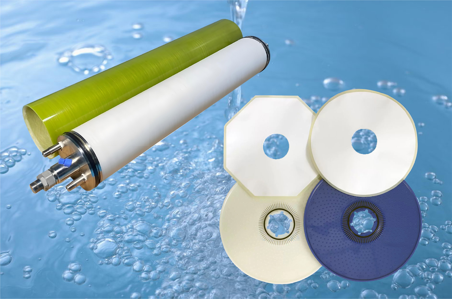 反渗透碟管式DTRO膜和配件-J9集团